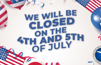 The Collier County Courthouse will be Closed on July 4th and 5th in observance of Independence Day