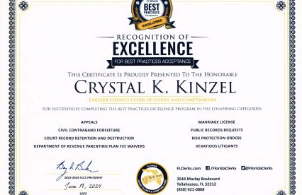 Recognition in the 2023-2024 FCCC Best Practices Excellence Program