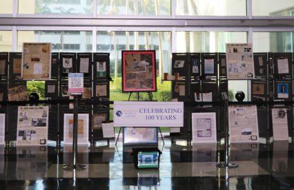 Centennial Display Offered in the Courthouse Atrium