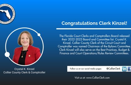 Congratulations Clerk Kinzel!